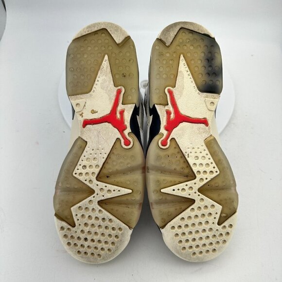Nike Air Jordan VI 6 Retro Youth Size 6Y 384665-104 Tinker White Infrared Shoes - Picture 11 of 14